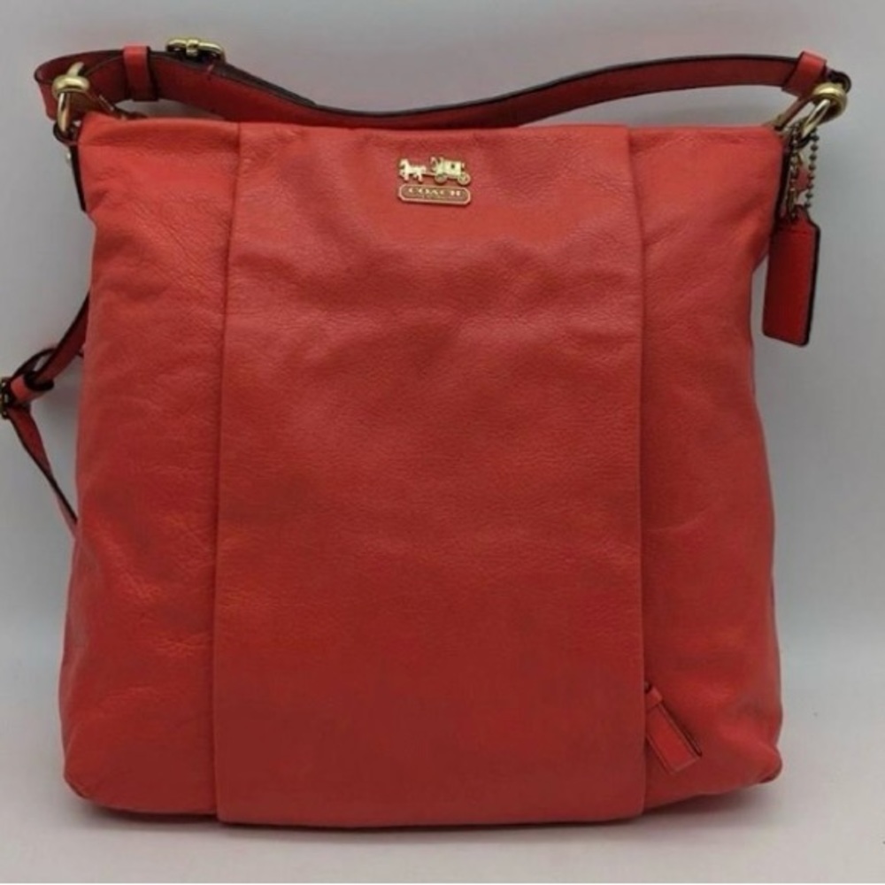 Madison Isabelle Leather Coach handbag tote